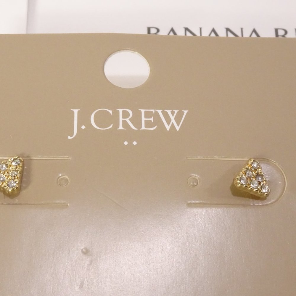 Banana Republic J.Crew Earrings Set of 3 pair - Picture 3 of 6